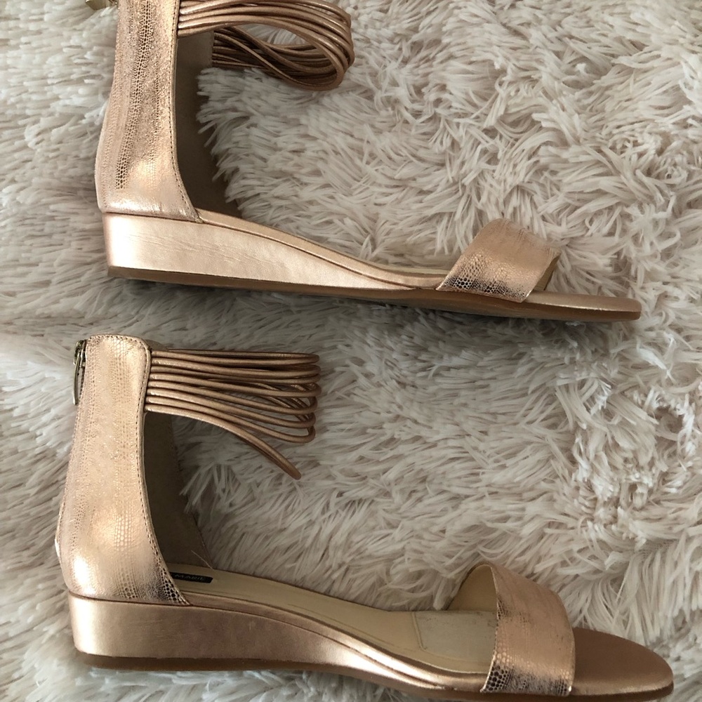 Alex Marie Metallic Rose Women's Sandals